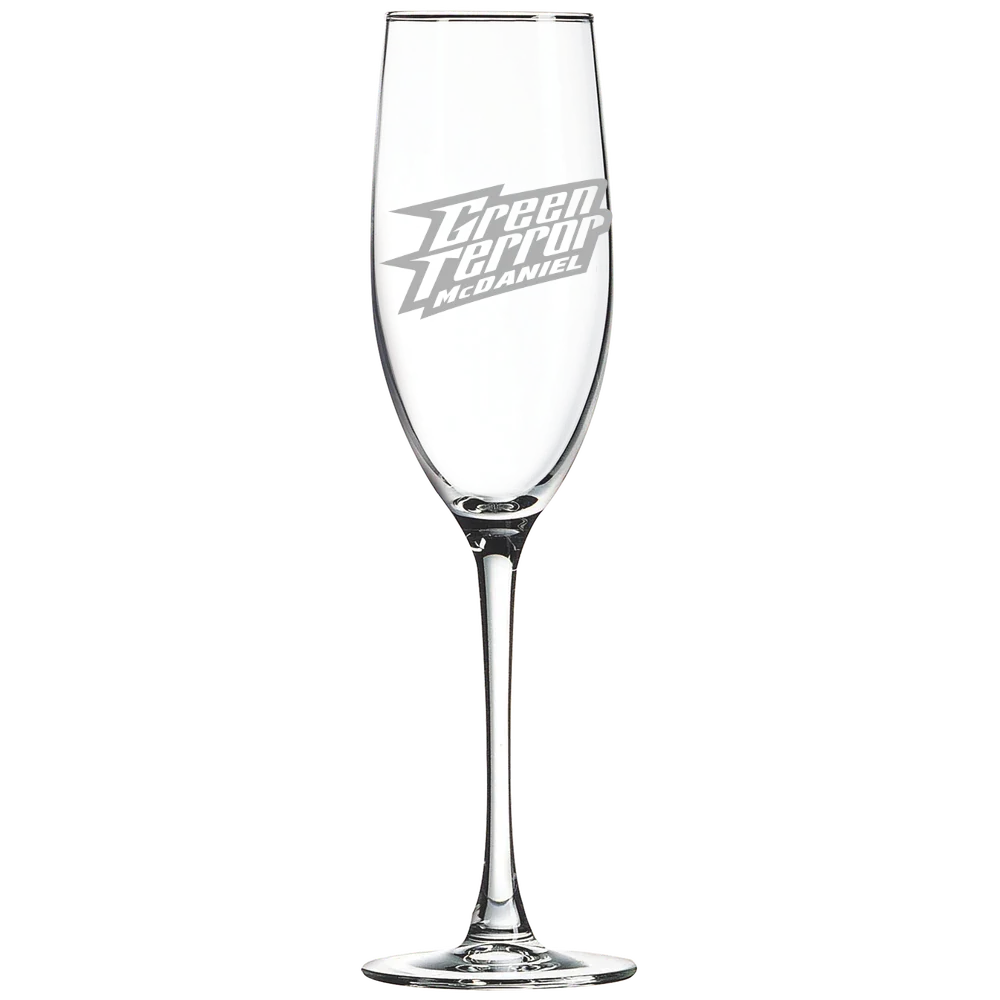 McDaniel College Polar Camel 8 oz. Champagne Flute