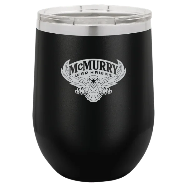 McMurry University Polar Camel 12 oz. Stemless Wine Tumbler
