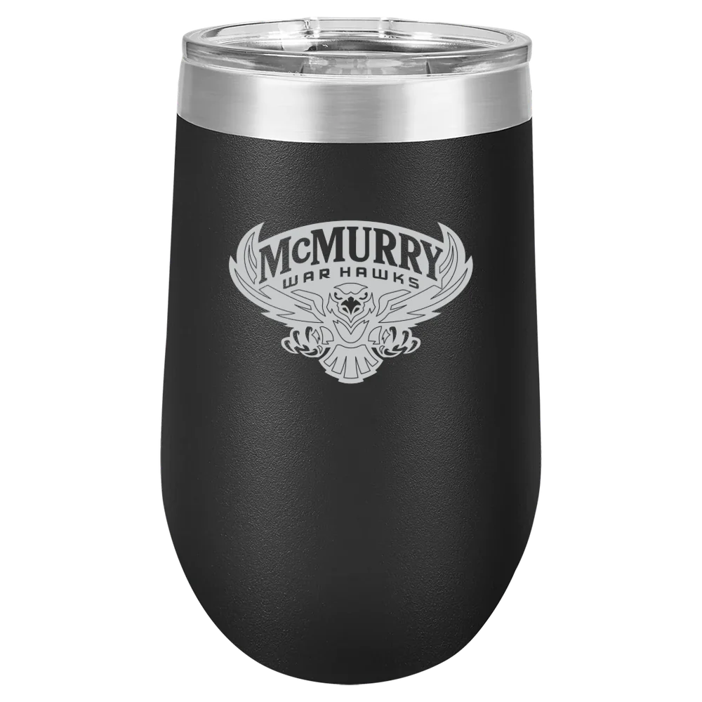 McMurry University Polar Camel 16 oz. Stemless Wine Tumbler