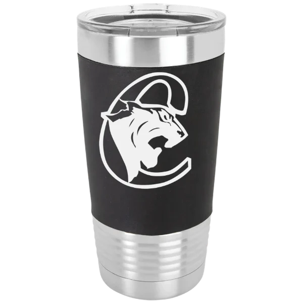 Medgar Evers College Polar Camel 20 oz. Silicone Grip Tumbler with Standard Lid