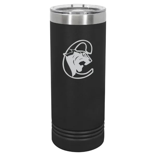 Medgar Evers College Polar Camel 22 oz. Skinny Tumbler with Slider Lid