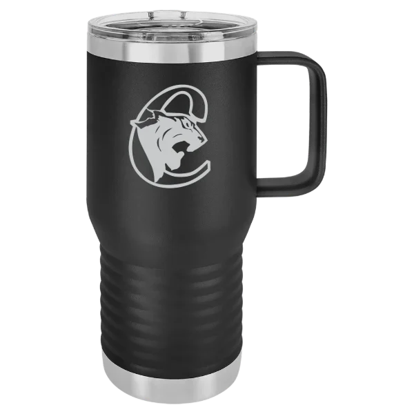 Medgar Evers College Polar Camel 20 oz. Travel Mug with Slider Lid
