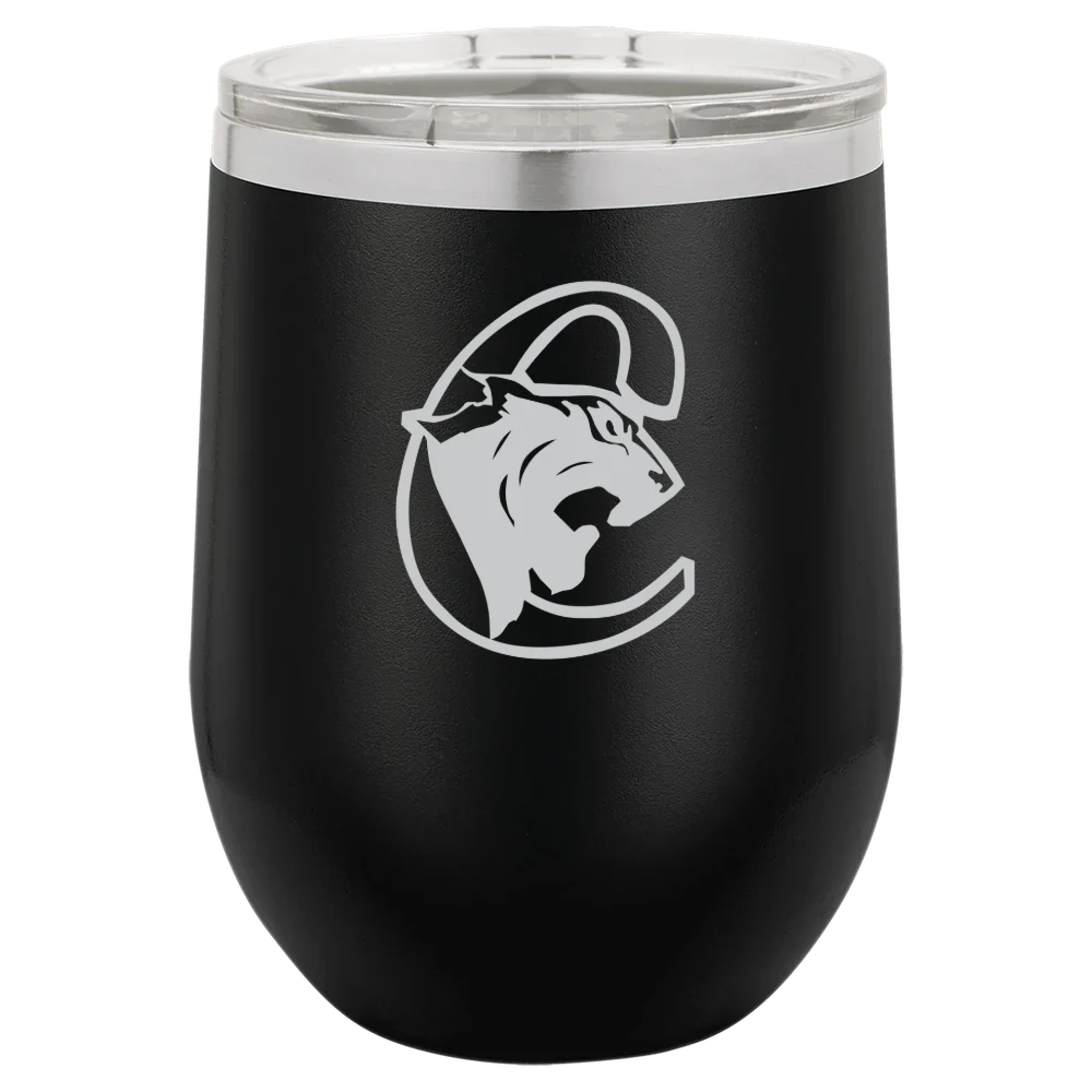 Medgar Evers College Polar Camel 12 oz. Stemless Wine Tumbler