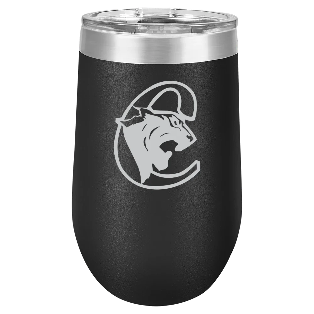 Medgar Evers College Polar Camel 16 oz. Stemless Wine Tumbler