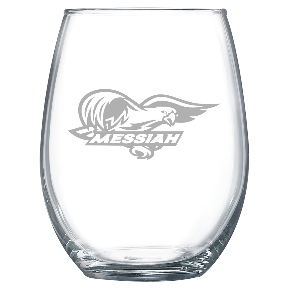 Messiah University Polar Camel 15 oz. Stemless Wine Glass
