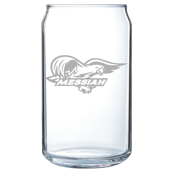 Messiah University Polar Camel 16 oz. Can Glass