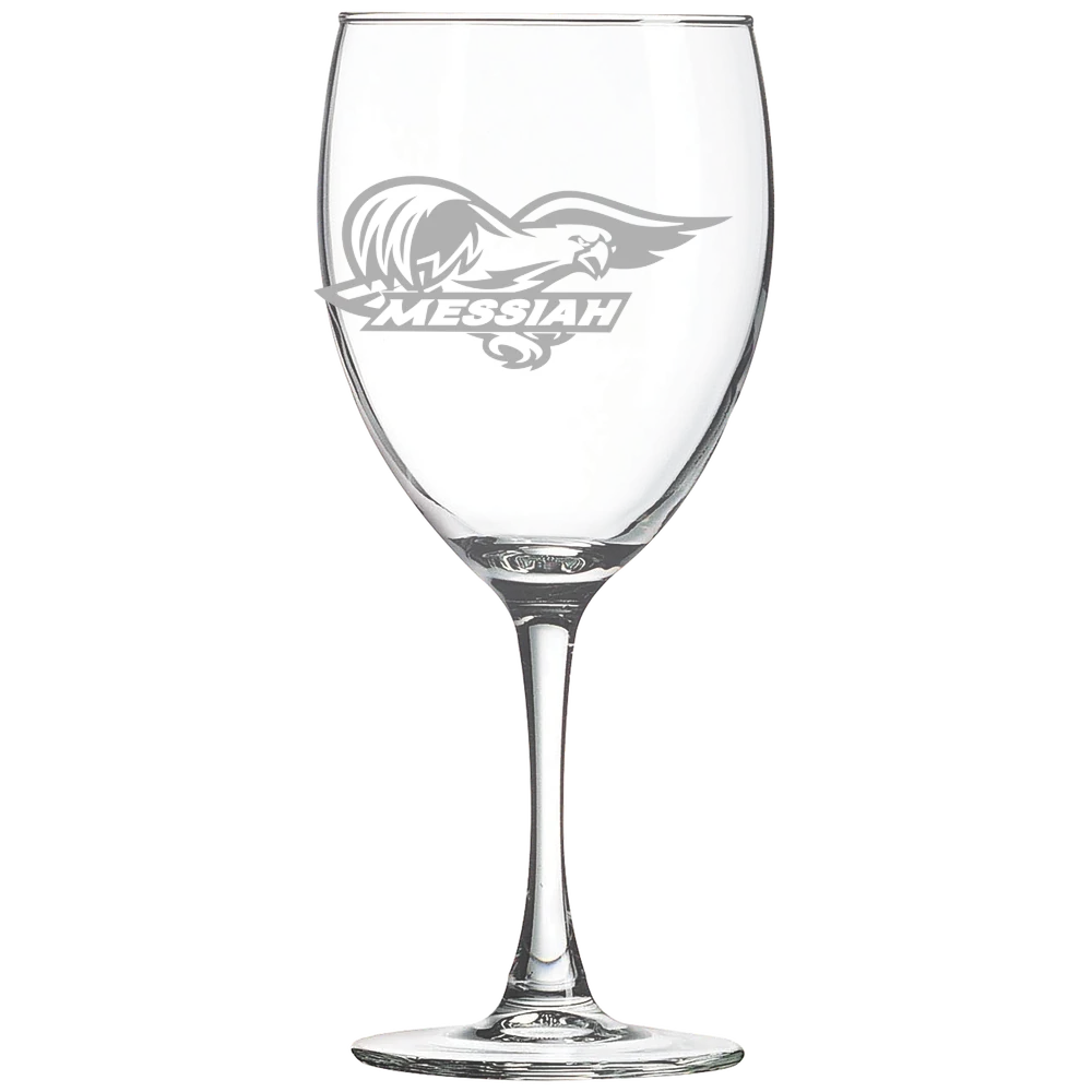Messiah University Polar Camel 10 1/2 oz. Wine Glass