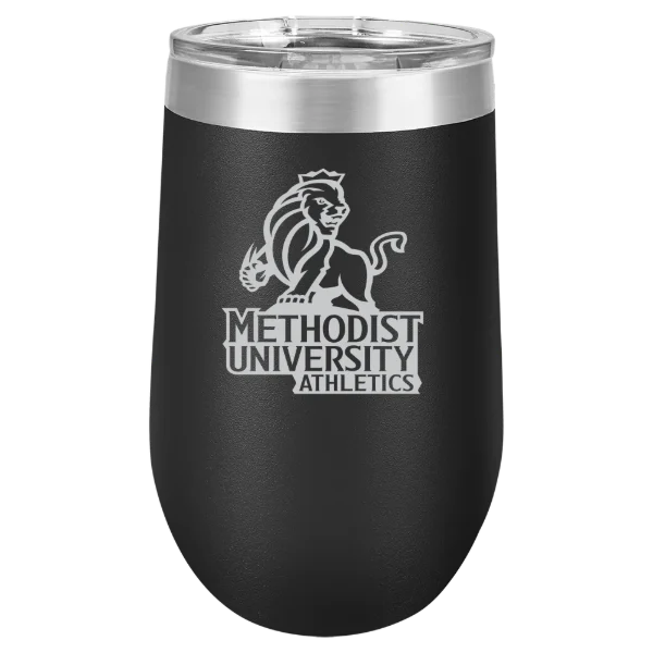 Methodist University Polar Camel 16 oz. Stemless Wine Tumbler