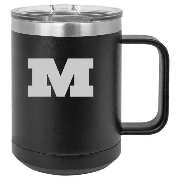 Millikin University Polar Camel 15 oz. Mug with Slider Lid