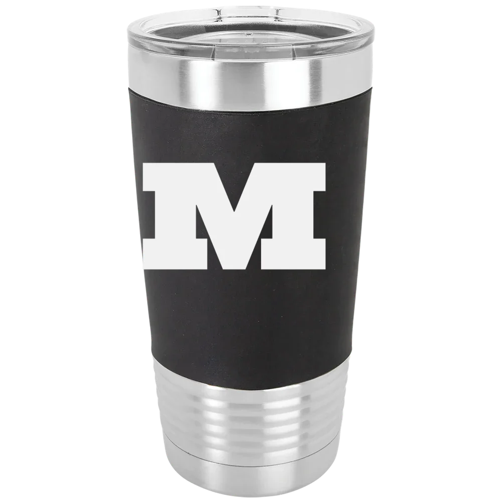Millikin University Polar Camel 20 oz. Silicone Grip Tumbler with Standard Lid