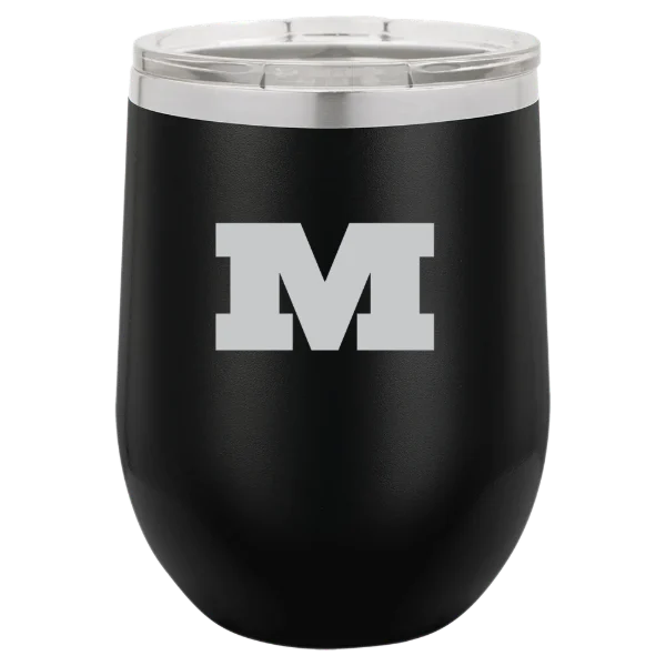 Millikin University Polar Camel 12 oz. Stemless Wine Tumbler