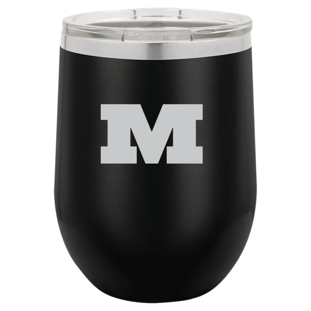 Millikin University Polar Camel 12 oz. Stemless Wine Tumbler