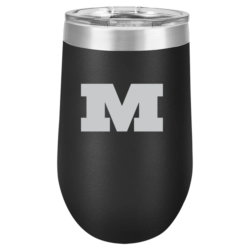 Millikin University Polar Camel 16 oz. Stemless Wine Tumbler