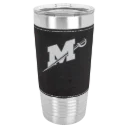 Millsaps College Polar Camel 20 oz. Leatherette Grip Tumbler with Standard Lid