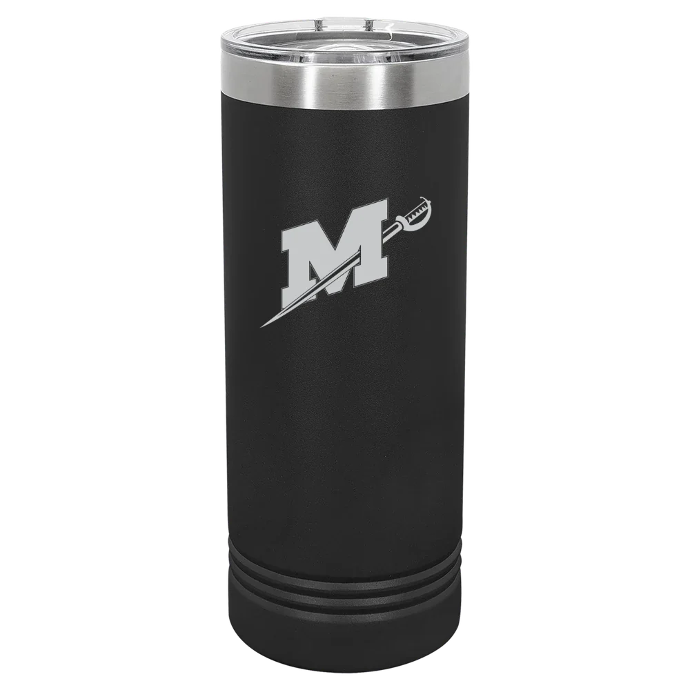 Millsaps College Polar Camel 22 oz. Skinny Tumbler with Slider Lid