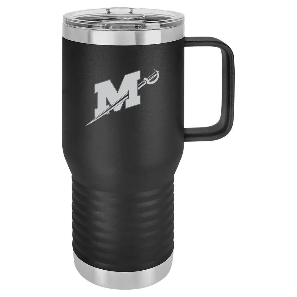 Millsaps College Polar Camel 20 oz. Travel Mug with Slider Lid