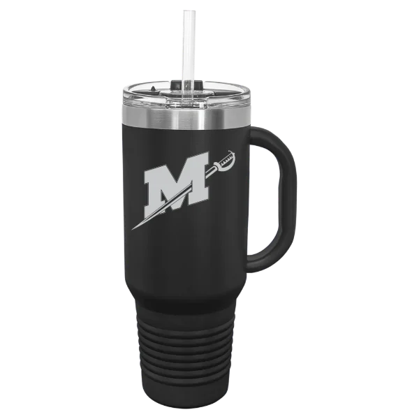 Millsaps College Polar Camel 40 oz. Travel Mug with Snap Lid & Straw