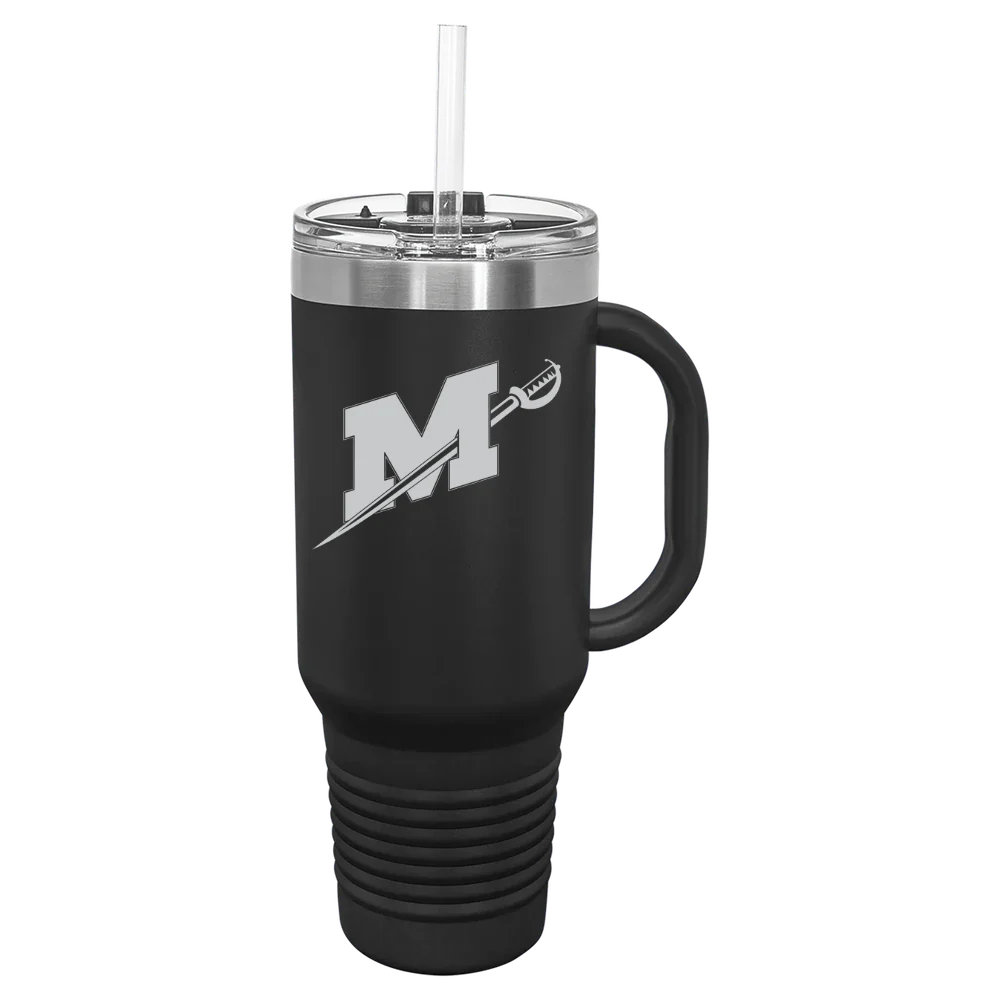 Millsaps College Polar Camel 40 oz. Travel Mug with Snap Lid & Straw