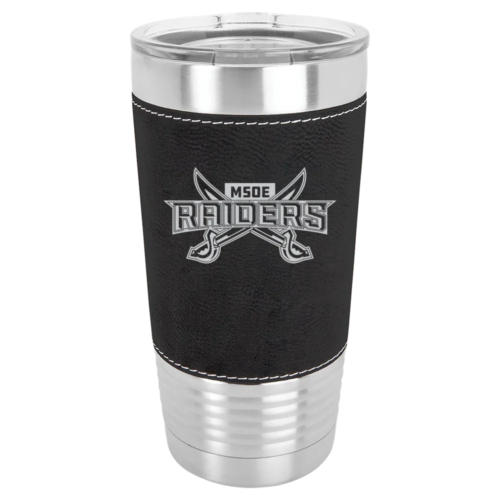 Milwaukee School of Engineering Polar Camel 20 oz. Leatherette Grip Tumbler with Standard Lid