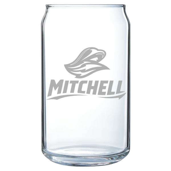 Mitchell College Polar Camel 16 oz. Can Glass