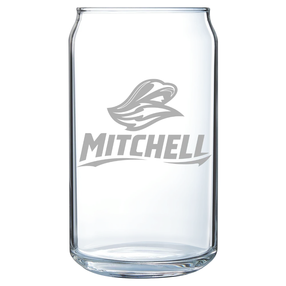 Mitchell College Polar Camel 16 oz. Can Glass