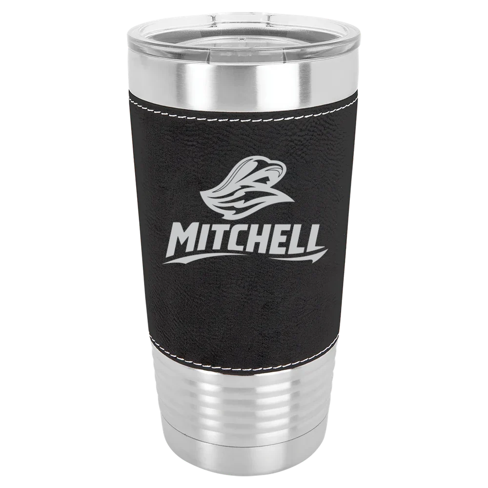Mitchell College Polar Camel 20 oz. Leatherette Grip Tumbler with Standard Lid