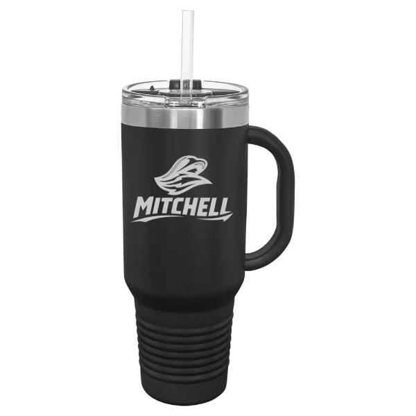Mitchell College Polar Camel 40 oz. Travel Mug with Snap Lid & Straw