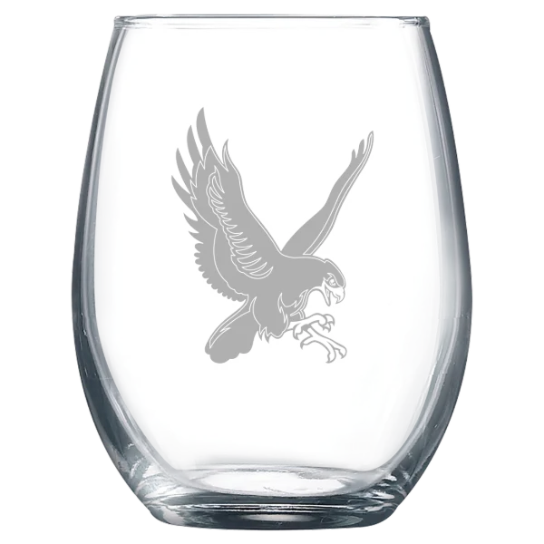 Montclair State University Polar Camel 9 oz. Stemless Wine Glass