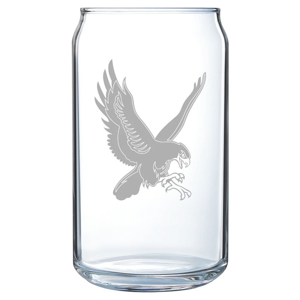 Montclair State University Polar Camel 16 oz. Can Glass