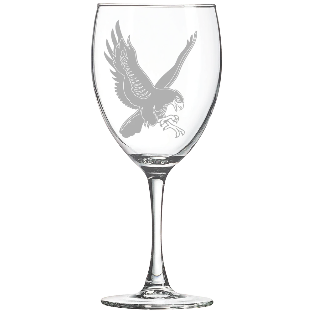 Montclair State University Polar Camel 10 1/2 oz. Wine Glass