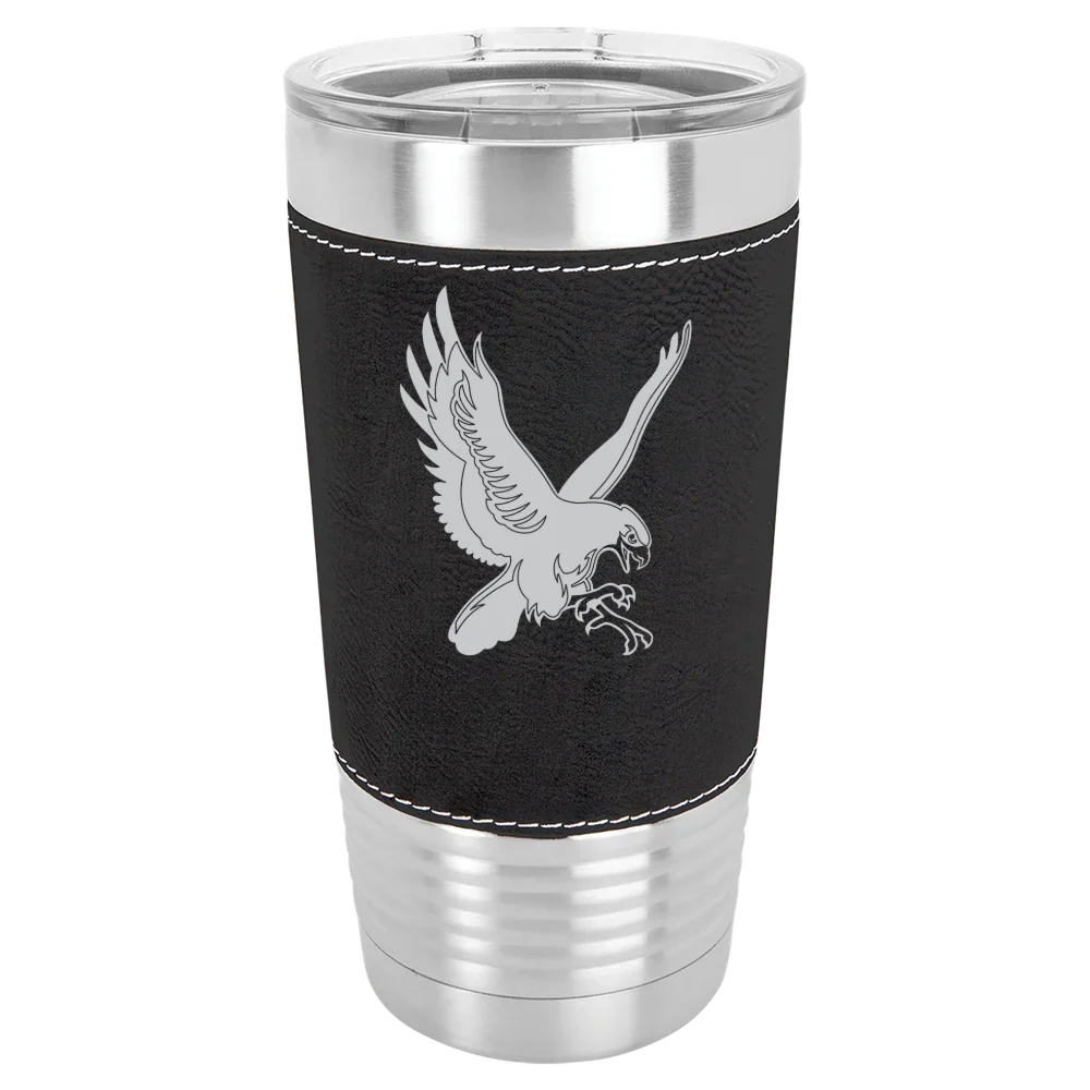 Montclair State University Polar Camel 20 oz. Leatherette Grip Tumbler with Standard Lid