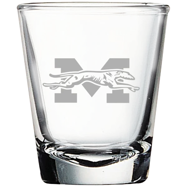 Moravian University Polar Camel 1.7 oz. Shot Glass