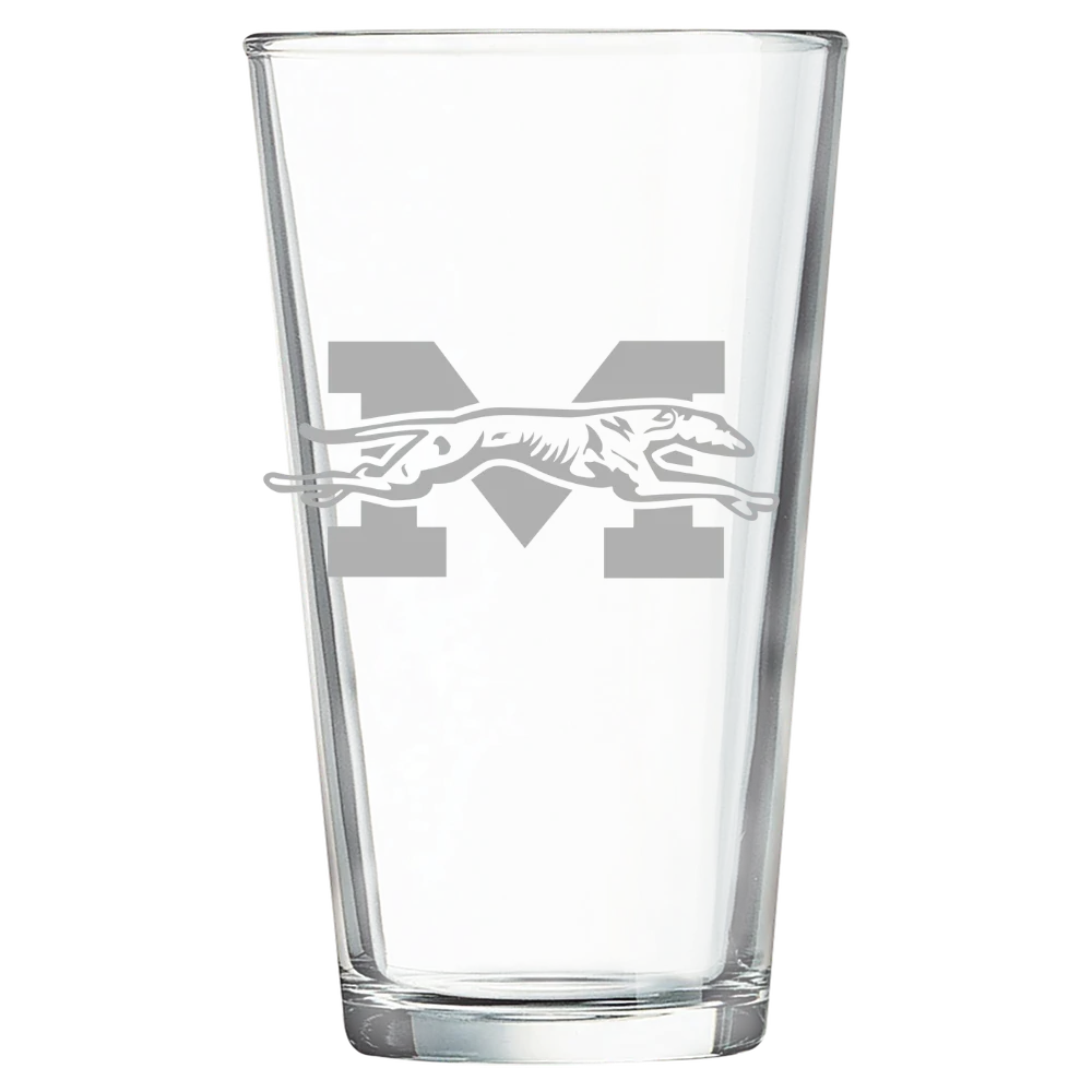 Moravian University Polar Camel 16 oz. Pint Mixing Glass