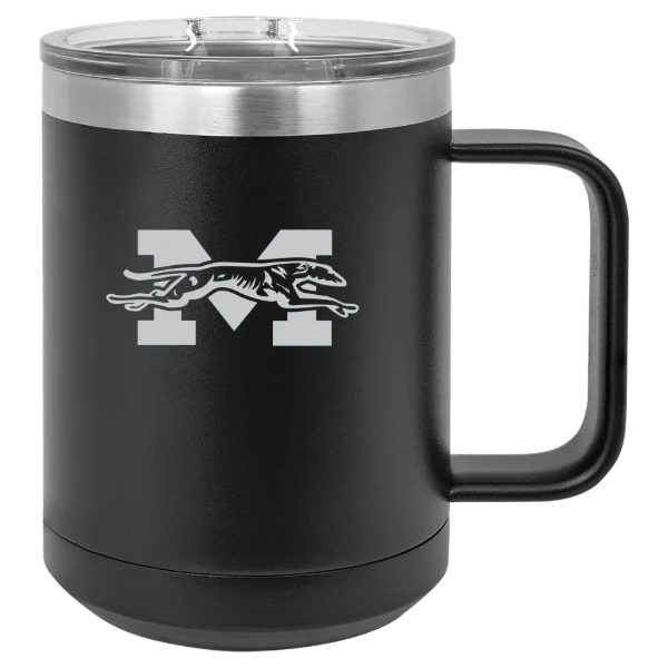 Moravian University Polar Camel 15 oz. Mug with Slider Lid