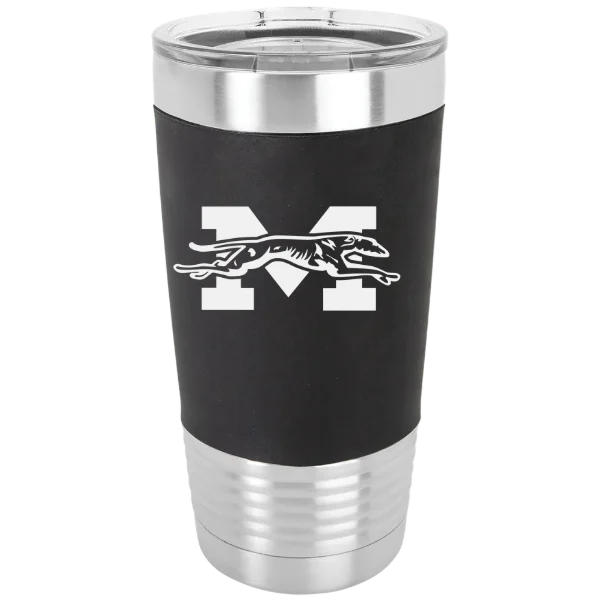 Moravian University Polar Camel 20 oz. Silicone Grip Tumbler with Standard Lid