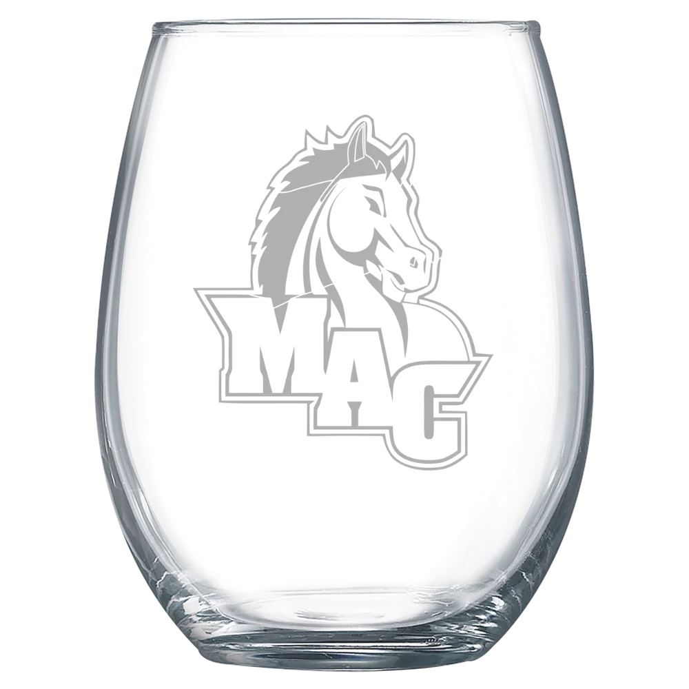 Mount Aloysius College Polar Camel 15 oz. Stemless Wine Glass
