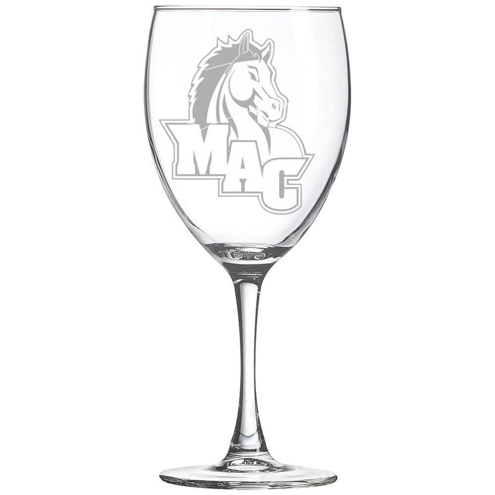 Mount Aloysius College Polar Camel 10 1/2 oz. Wine Glass