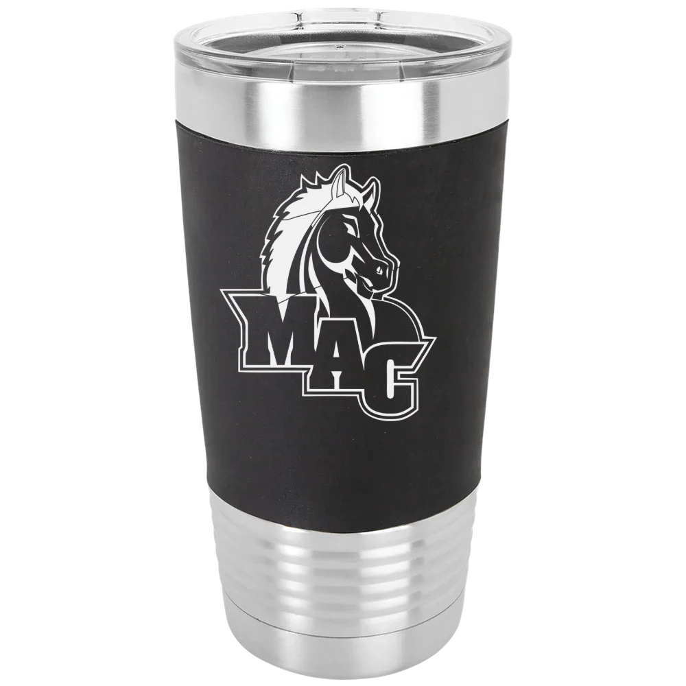 Mount Aloysius College Polar Camel 20 oz. Silicone Grip Tumbler with Standard Lid