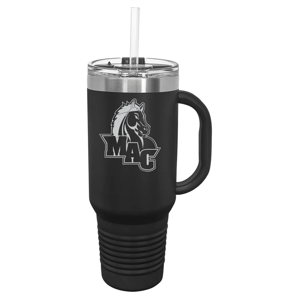 Mount Aloysius College Polar Camel 40 oz. Travel Mug with Snap Lid & Straw