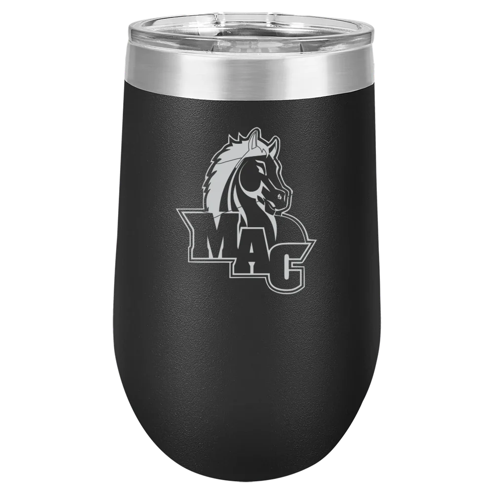 Mount Aloysius College Polar Camel 16 oz. Stemless Wine Tumbler