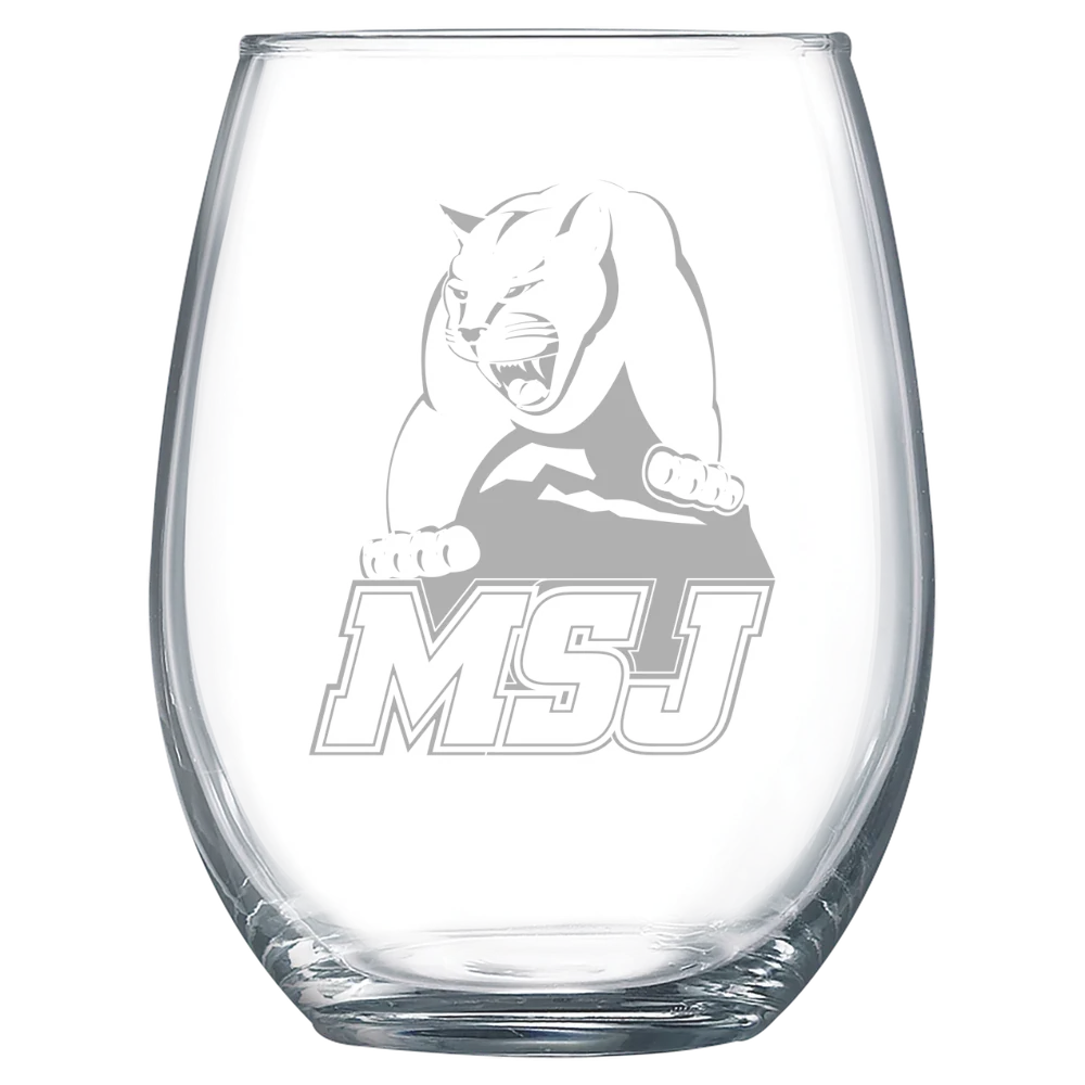 Mount St. Joseph University Polar Camel 15 oz. Stemless Wine Glass