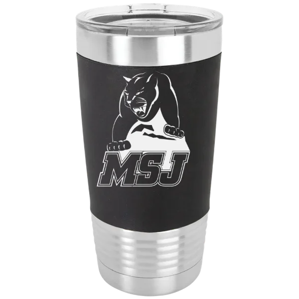 Mount St. Joseph University Polar Camel 20 oz. Silicone Grip Tumbler with Standard Lid