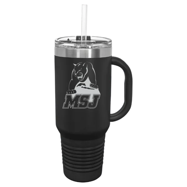 Mount St. Joseph University Polar Camel 40 oz. Travel Mug with Snap Lid & Straw