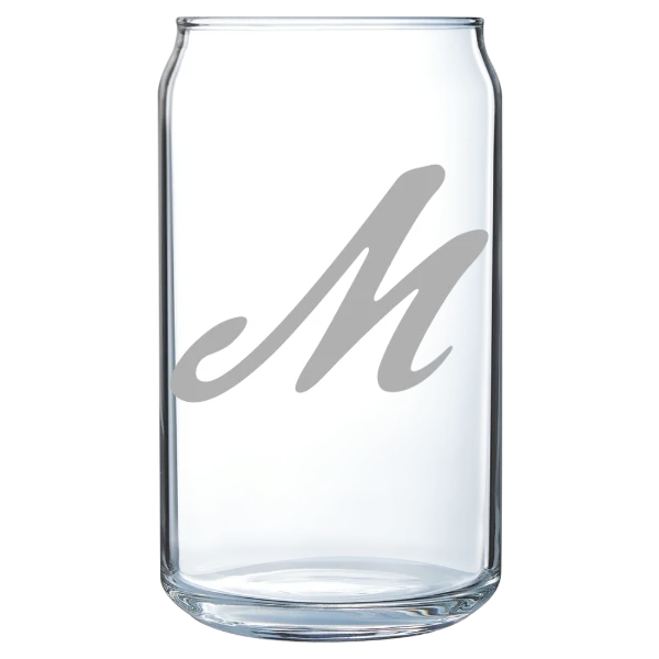 Muhlenberg College Polar Camel 16 oz. Can Glass