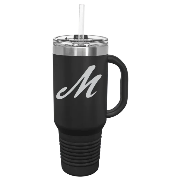 Muhlenberg College Polar Camel 40 oz. Travel Mug with Snap Lid & Straw