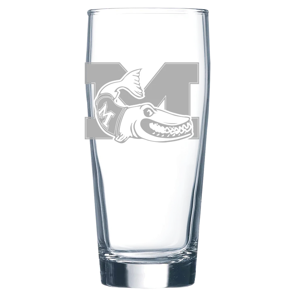 Muskingum University Polar Camel 16 oz. Willi Becher Beer Glass