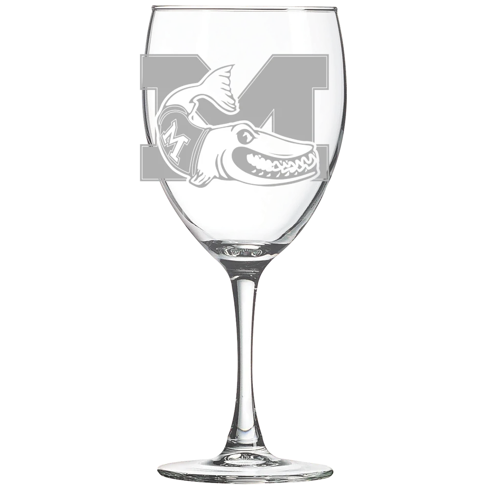 Muskingum University Polar Camel 10 1/2 oz. Wine Glass