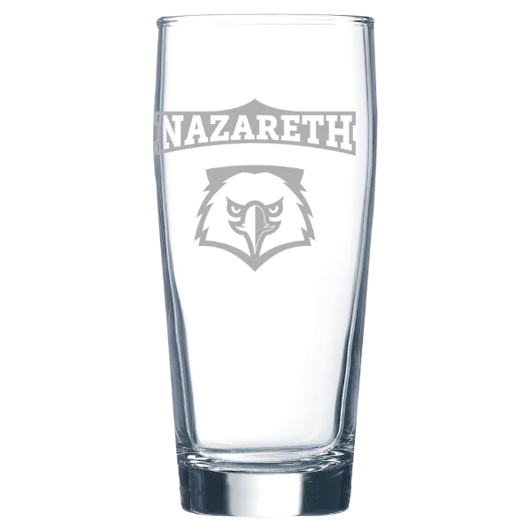 Nazareth University Polar Camel 16 oz. Willi Becher Beer Glass