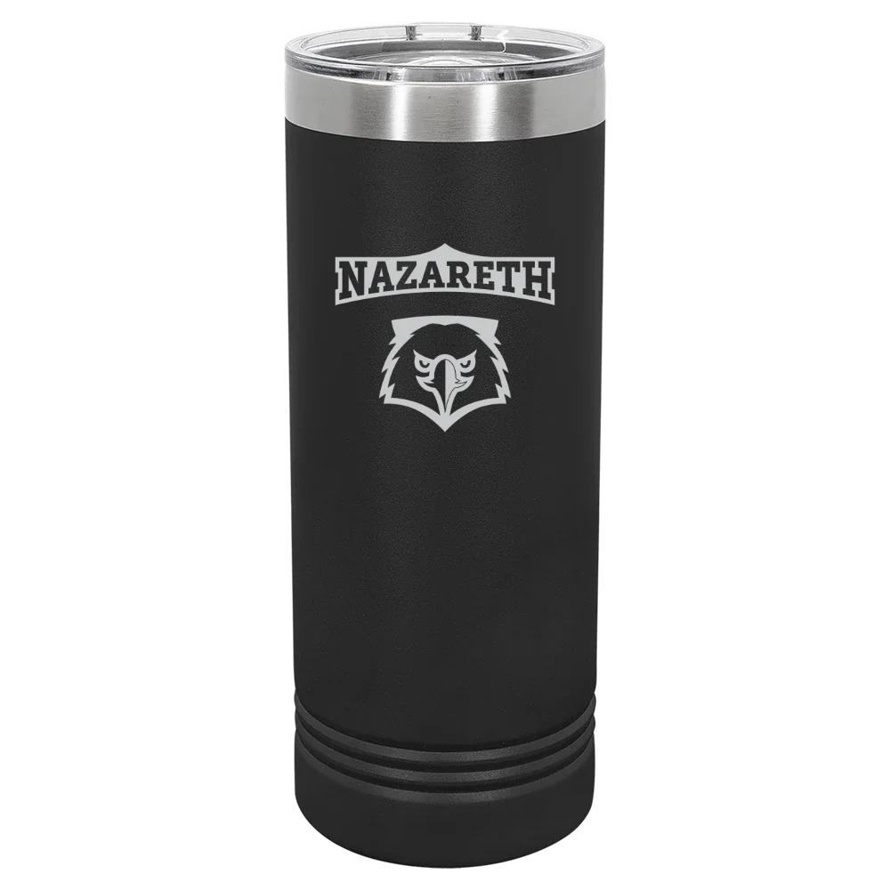 Nazareth University Polar Camel 22 oz. Skinny Tumbler with Slider Lid