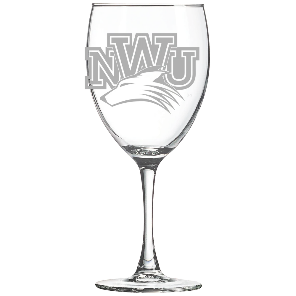 Nebraska Wesleyan University Polar Camel 10 1/2 oz. Wine Glass